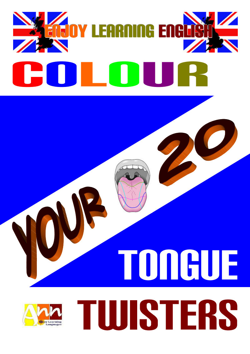 Colour Your 20 Tongue Twisters - angličtina pre deti 